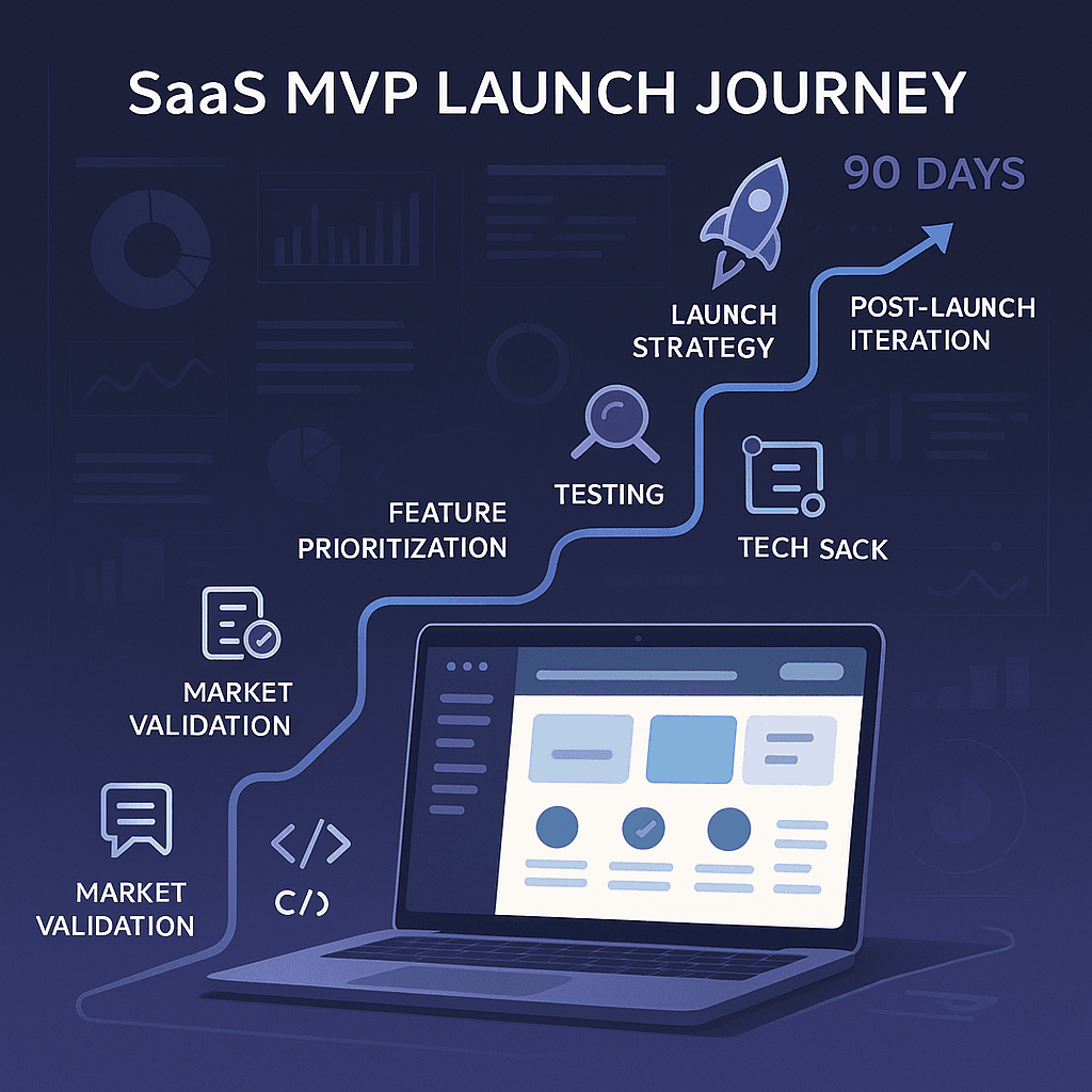 7 Critical Steps to Launch Your SaaS MVP in 90 Days