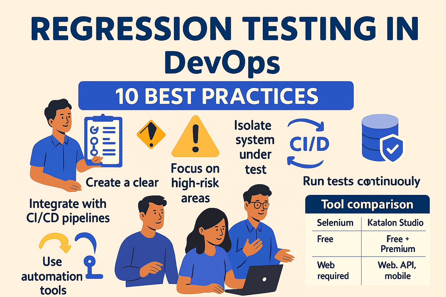 10 Regression Testing Best Practices for DevOps